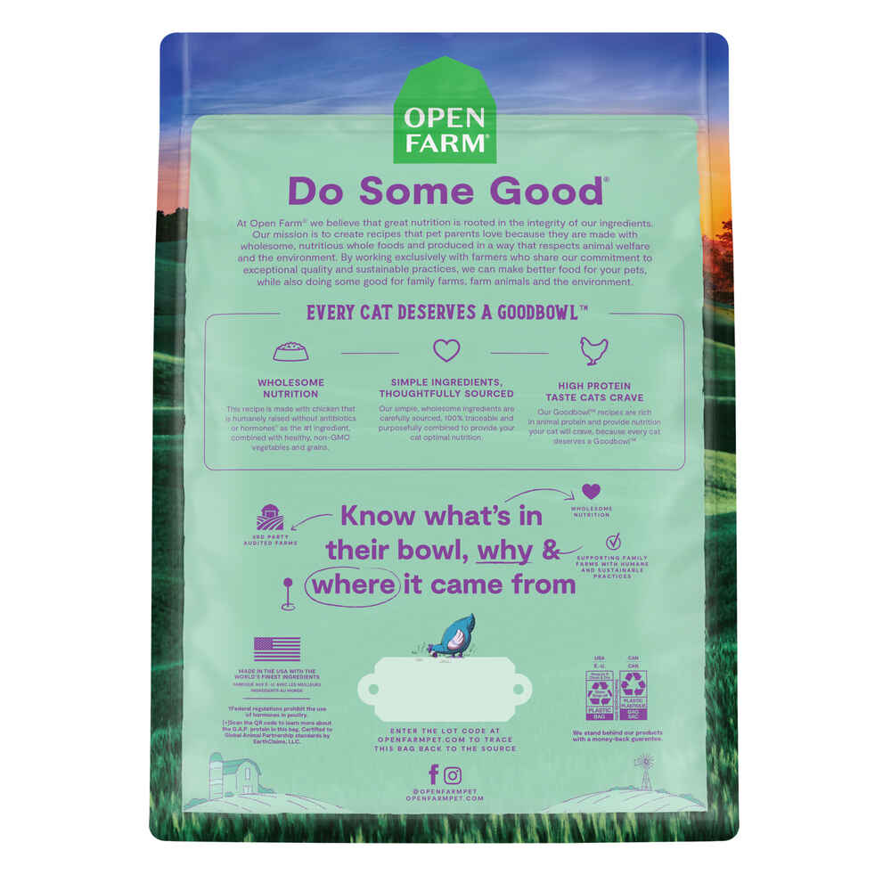 Open Farm Goodbowl Harvest Chicken & Brown Rice Recipe Dry Cat Food