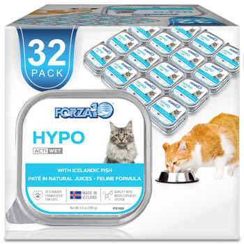 Forza10 Nutraceutic ActiWet Hypo Support Icelandic Fish Recipe Wet Cat Food 3.5 oz Trays - Case of 32 product detail number 1.0