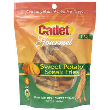 Cadet Sweet Potato Steak Fries Treats 1 pound product detail number 1.0