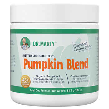 Dr. Marty Better Life Boosters Pumpkin Blend Powdered Supplement for Dogs 3.12 oz Jar product detail number 1.0