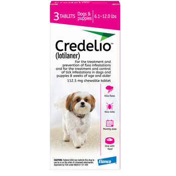 Credelio Chewable Tablet 06-12 lbs 3 pk product detail number 1.0