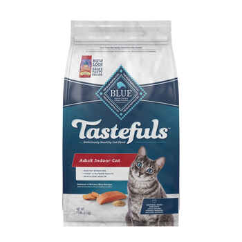 Blue Buffalo Tastefuls Indoor Natural Adult Salmon & Brown Rice Dry Cat Food 7 lb Bag product detail number 1.0
