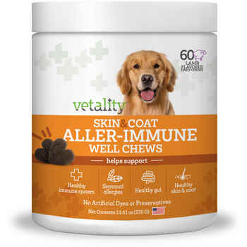 TevraPet Vetality Aller-Immune Skin & Coat Well Chews for Dogs 60 ct product detail number 1.0