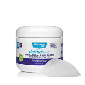 Dermabliss Anti-Bacterial & Anti-Fungal Medicated Wipes 50ct product detail number 1.0