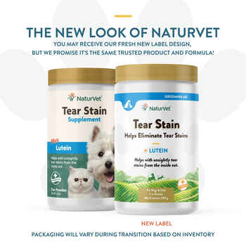 NaturVet Tear Stain Supplement Powder 7oz/200g jar