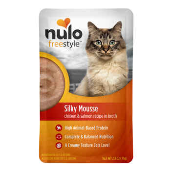 Nulo Freestyle Silky Mousse Chicken & Salmon Recipe Cat Food 24 2.8 oz pack product detail number 1.0