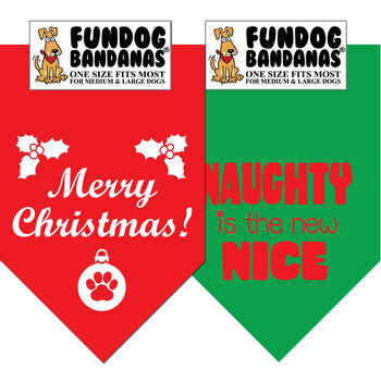FunDog Bandanas Set of Two - Christmas product detail number 1.0