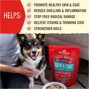 Stella & Chewy's Stella's Solutions Skin & Coat Boost Freeze-Dried Raw Grass-Fed Lamb & Wild-Caught Salmon Dinner Morsels Dog Food