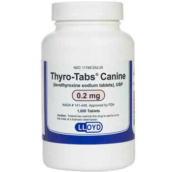 Levothyroxine Sodium Tablets (Thyro-Tabs) 0.2 mg (sold per tablet) product detail number 1.0