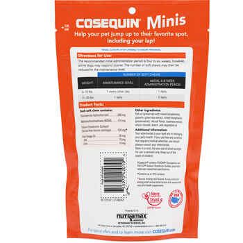 Nutramax Cosequin Minis Maximum Strength Joint Health Supplement - With Glucosamine, Chondroitin, MSM, and Omega-3's