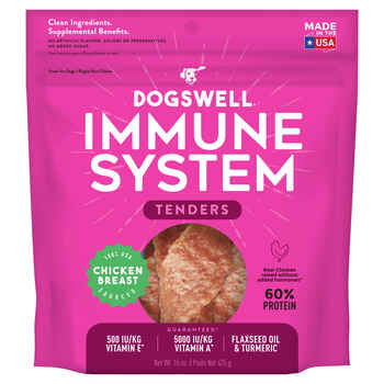 Dogswell Immune System Chicken Breast Tenders Dog Treats - 15 oz Bag product detail number 1.0