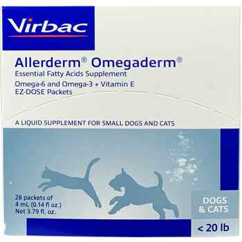 Allerderm Omegaderm Dogs and Cats Under 20 lbs 28 ct product detail number 1.0