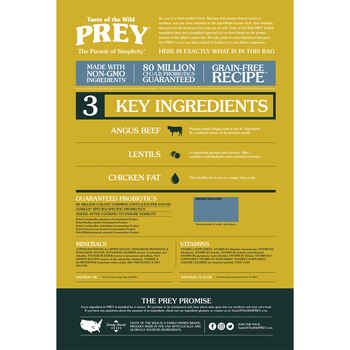 Taste of the Wild PREY Angus Beef Limited Ingredient Recipe Dry Cat Food - 15 lb Bag