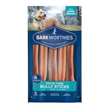 Barkworthies Odor Free Bully Sticks for Dogs 6" 5pk product detail number 1.0