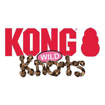 KONG Wild Knots, Bear with Durable Inner Rope for Shaking