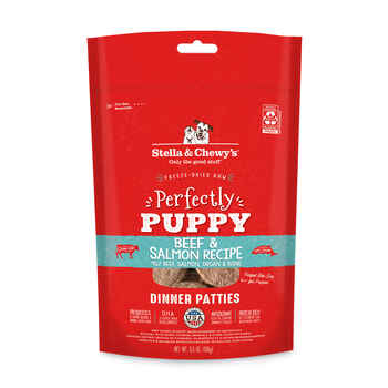 Stella & Chewy's Perfectly Puppy Beef & Salmon Dinner Patties Freeze-Dried Raw Dog Food 5.5oz product detail number 1.0