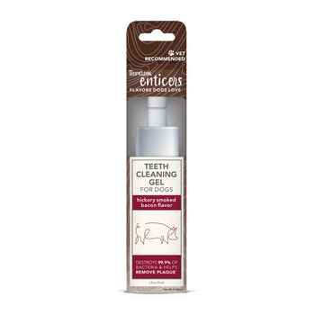 TropiClean Enticers Teeth Cleaning Gel for Dogs Hickory/Bacon 2 oz product detail number 1.0