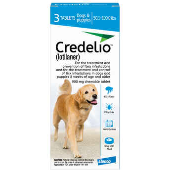 Credelio Chewable Tablet 50-100 lbs 3 pk product detail number 1.0