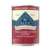 Blue Buffalo BLUE Homestyle Recipe Fish and Sweet Potato Dinner Wet Dog Food 12.5 oz Can - Case of 12