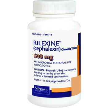 Rilexine Chewable Tablets (cephalexin) 600 mg (sold per tablet) product detail number 1.0