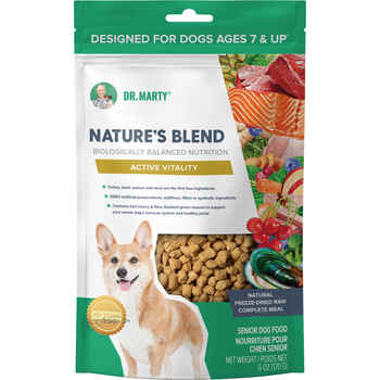 Dr. Marty Nature's Blend Active Vitality Freeze Dried Raw Dog Food for Senior Dogs 6 oz. product detail number 1.0