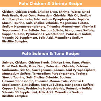 Nutro Perfect Portions Grain Free Variety Pack Salmon & Tuna and Chicken & Shrimp Pate Wet Cat Food Trays - 2.65 oz Trays - Pack of 6