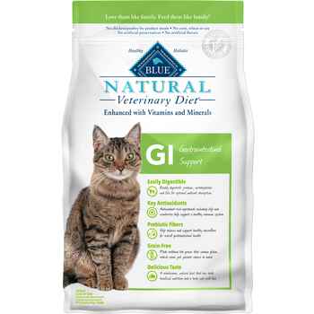 BLUE Natural Veterinary Diet GI Gastrointestinal Support- Dry Cat Food 7 lbs product detail number 1.0