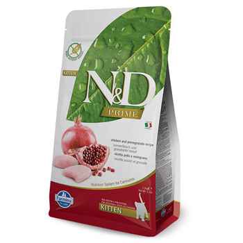 Farmina N&D Prime Kitten Chicken & Pomegranate Dry Cat Food 3.3 lb Bag product detail number 1.0