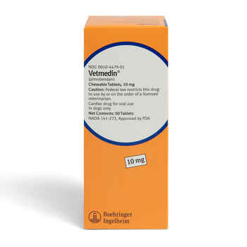 Vetmedin (pimobendan) 10 mg Chewable 50 ct product detail number 1.0