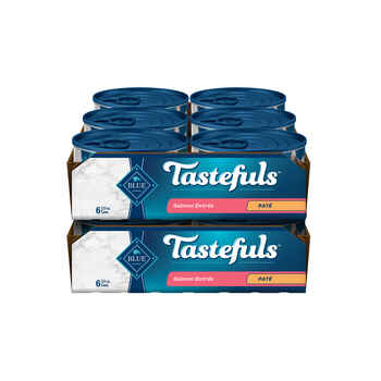 Blue Buffalo BLUE Tastefuls Adult Pate Salmon Entree Wet Cat Food 3 oz Can - Case of 12