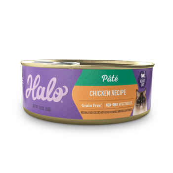 Halo Grain Free Chicken Pate Wet Cat Food 5.5oz case of 12 product detail number 1.0