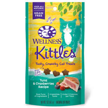 Wellness Kittles Tuna & Cranberries Recipe Crunchy Cat Treats 2 oz Bag product detail number 1.0