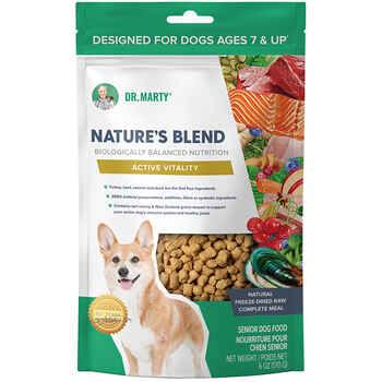 Dr. Marty Nature's Blend Active Vitality Premium Freeze-Dried Raw Senior Dog Food 6 oz Bag product detail number 1.0