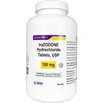 Trazodone 100 mg (sold per tablet) product detail number 1.0