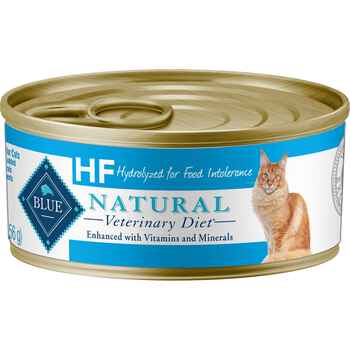 BLUE Natural Veterinary Diet HF Hydrolyzed for Food Intolerance Grain-Free Wet Cat Food 5.5 oz - Case of 24 product detail number 1.0