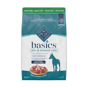 Blue Buffalo BLUE Basics Adult Skin & Stomach Care Grain-Free Lamb and Potato Recipe Large Breed Dry Dog Food 22 lb Bag product detail number 1.0