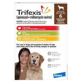 Trifexis 6pk Dog 60.1-120 lbs product detail number 1.0
