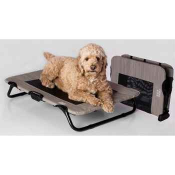 Pet Gear Lifestyle Pet Cot - Elevated Indoor & Outdoor Cooling Pet Bed for Dogs & Cats - 30" - Harbor Grey product detail number 1.0