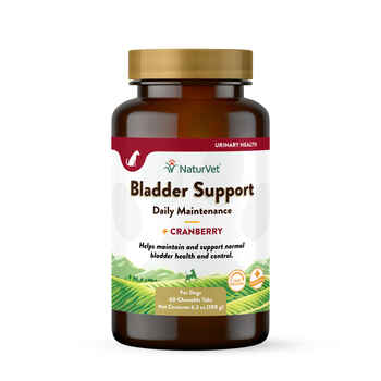 NaturVet Bladder Support Plus Cranberry Supplement for Dogs Time Release Chewable Tablets 60 ct product detail number 1.0