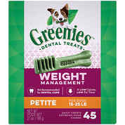 Greenies Weight Management Dental Chews Petite 27 oz 45 Treats
