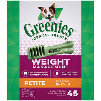 Greenies Weight Management Dental Chews Petite 27 oz 45 Treats product detail number 1.0