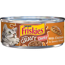 Friskies Extra Gravy Chunky with Chicken In Savory Gravy Wet Cat Food-product-tile