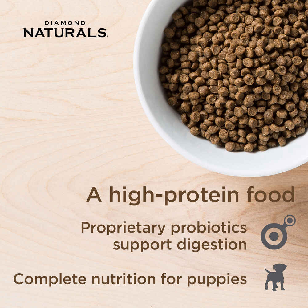 Diamond Naturals Small & Medium Breed Puppy Chicken & Rice Formula Dry Dog Food