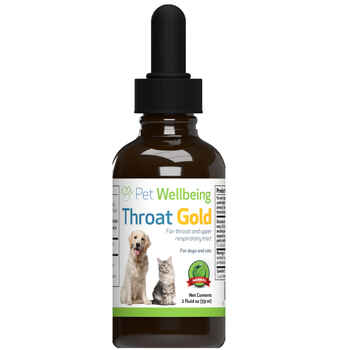 Pet Wellbeing Throat Gold for Dogs and Cats 2oz product detail number 1.0