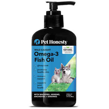 Pet Honesty Wild Caught Omega-3 Fish Oil for Dogs & Cats 32oz product detail number 1.0