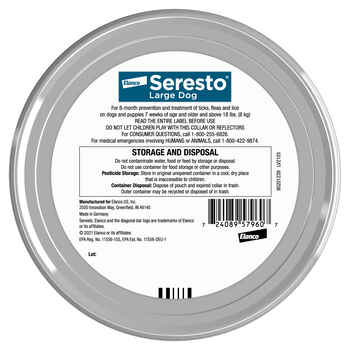 Seresto for Large Dogs 2pk Bundle over 18lbs, 27.5" collar length