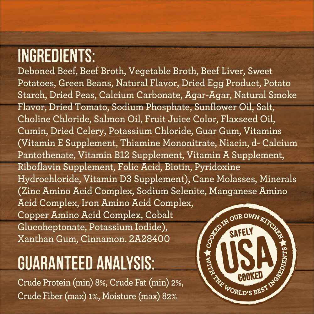 Merrick Grain Free Slow Cooked BBQ Texas Style Beef Canned Dog Food