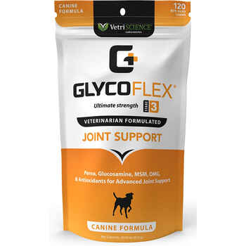 VetriScience GlycoFlex Stage 3 Hip and Joint Supplement Chews for Dogs - 120 ct Bag product detail number 1.0