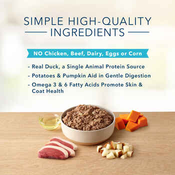 Blue Buffalo BLUE Basics Adult Skin & Stomach Care Grain-Free Duck & Potato Wet Dog Food 12.5 oz Can - Case of 12