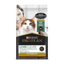 Purina Pro Plan LiveClear Adult Weight Management Chicken & Rice Allergen Reducing Cat Food-product-tile